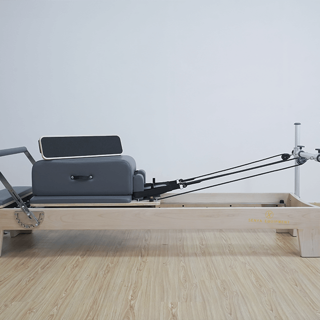 Novo design máquina de ginástica fitness pilates exercício corporal cama reformadora de madeira econômica para casa e estúdio