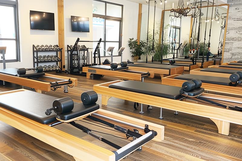 Reformador de pilates de ioga