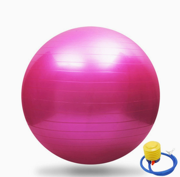 Equipamento à venda bola de pilates para academia com logotipo exercício equilíbrio bola de ioga 25 cm 50 cm 65 cm bola de pilates