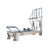 Equipamento de alta qualidade Reformador de Pilates de madeira de bordo com meio trapézio de torre