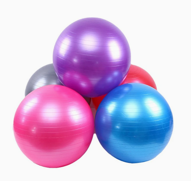 Equipamento à venda bola de pilates para academia com logotipo exercício equilíbrio bola de ioga 25 cm 50 cm 65 cm bola de pilates