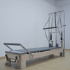 Equipamento de alta qualidade Reformador de Pilates de madeira de bordo com meio trapézio de torre